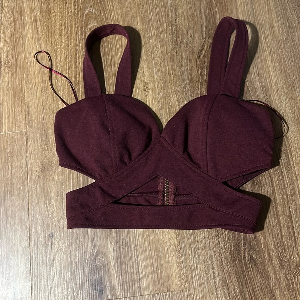 TOBI Crop cutout Bralette size medium